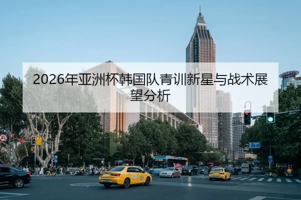 2026年亚洲杯韩国队青训新星与战术展望分析